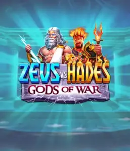 Experience the mythological showdown of Zeus vs Hades: Gods of War slot by Pragmatic Play, highlighting the mighty Zeus wielding lightning alongside the fiery Hades with his scepter. This graphic captures the dramatic clash between these mythic figures, amid a dynamic backdrop. Great for fans of Greek myths, delivering a gripping escape. 